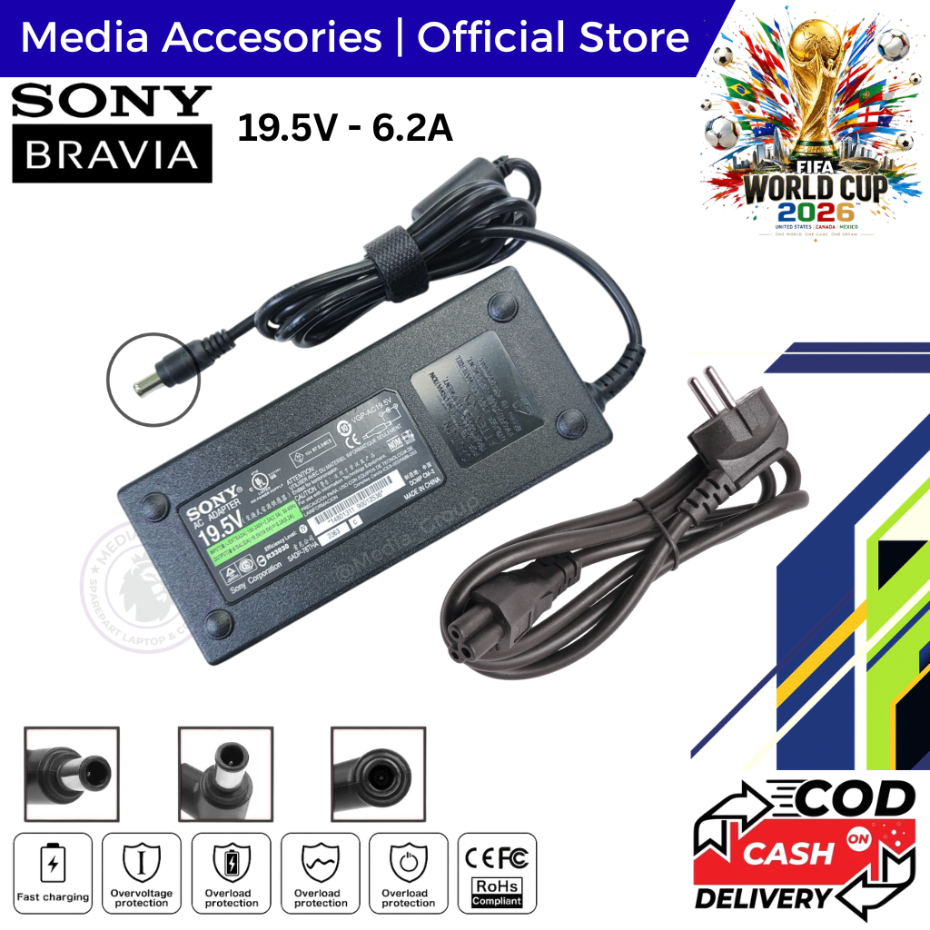 ADAPTOR TV SONY LCD/LED/SMART BRAVIA 50 INCI ORIGINAL - ADAPTOR SONY BRAVIA 50 INCI - ADAPTOR TV LCD