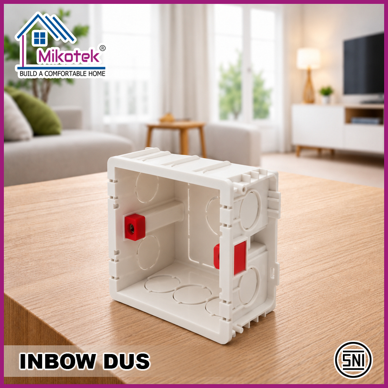 Mikotek Inbow Dus Mangkok Saklar Inbow / Tempat saklar listrik