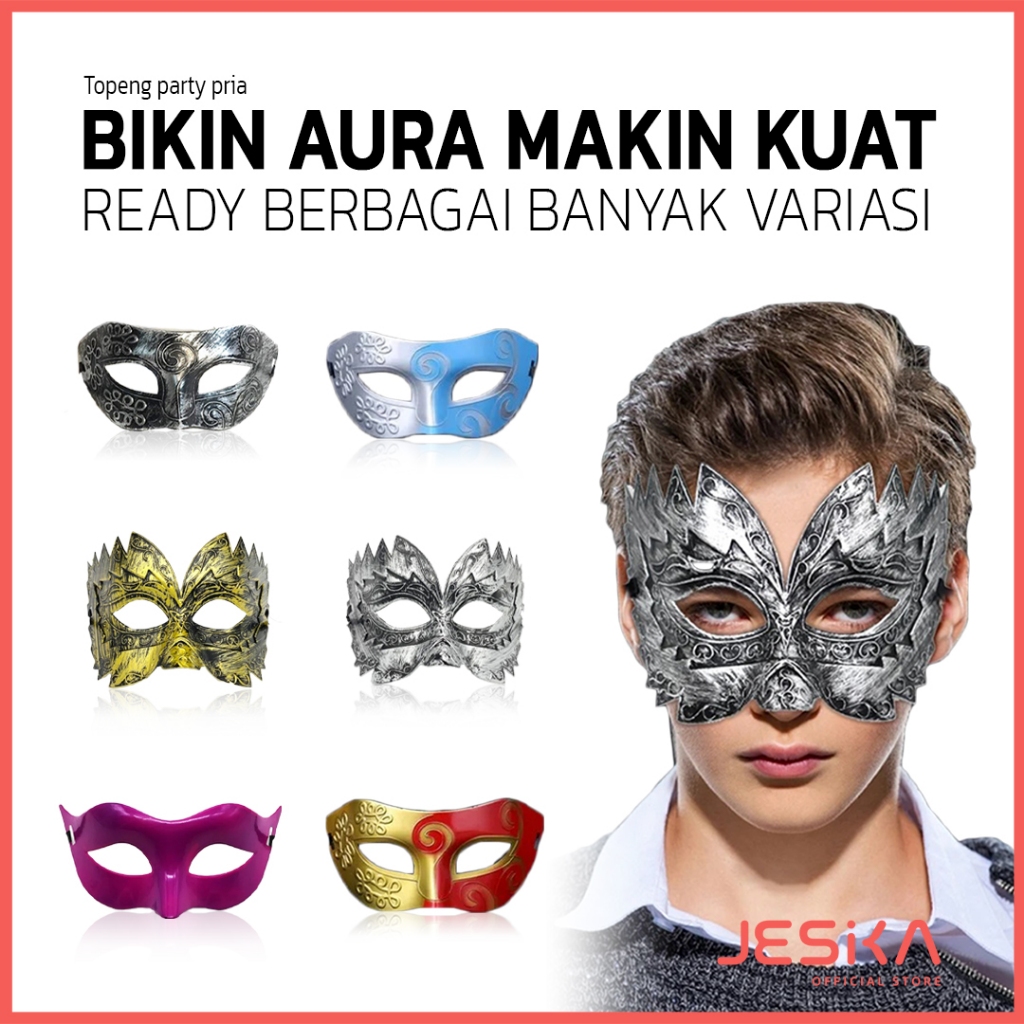 Topeng pesta pria wanita cowok cewek dewasa mata seksi sexy pesta party prank halloween psikopat