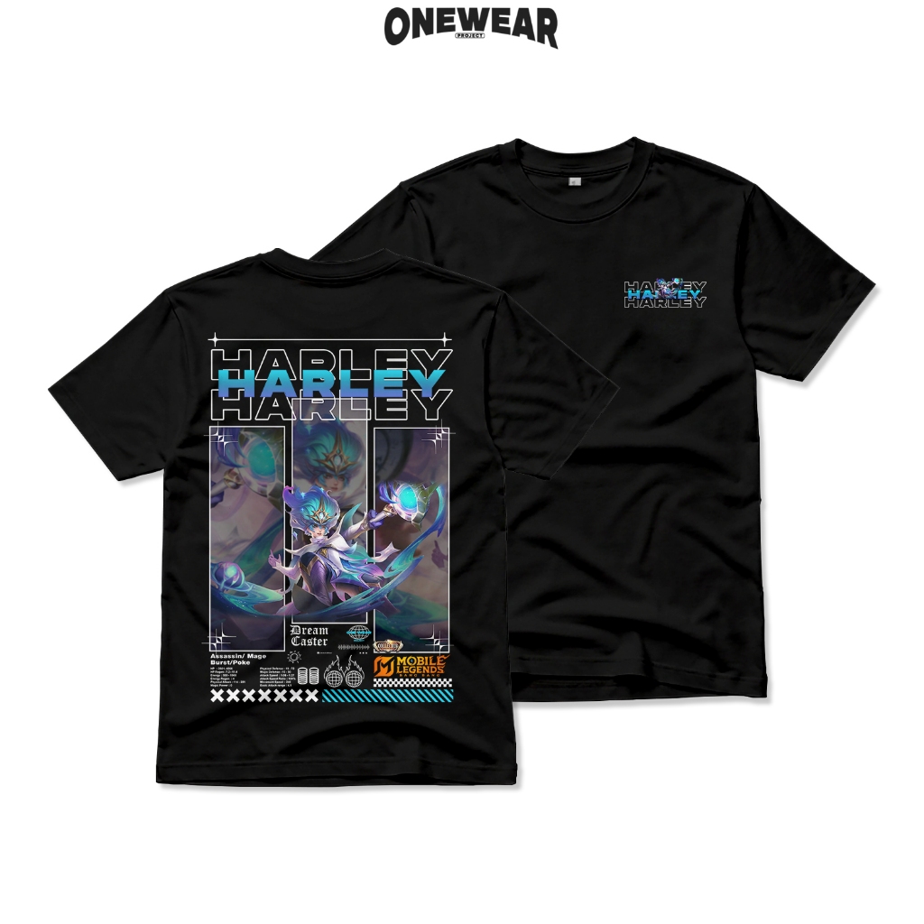KAOS DEWASA REGULER DESIGN STREETWEAR MLBB SKIN HARLEY COLLECTOR BAJU DEWASA UNISEX
