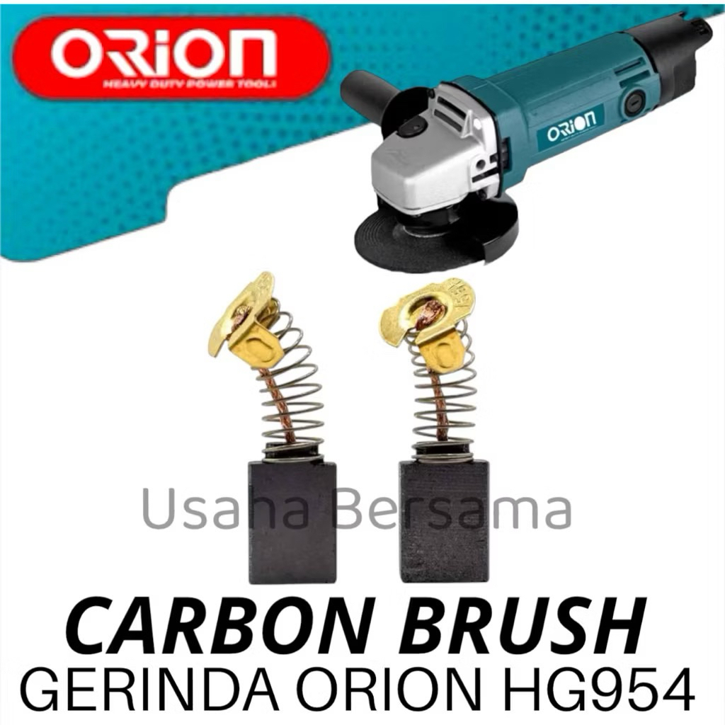 HG954 CARBON BRUSH GERINDA ORION HG954 ARANG GERINDA ORION HG 954 BROSTEL KOLBOSTER CB HG-954