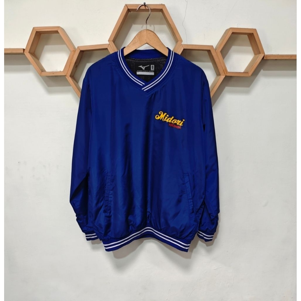 Vintage jacket windbreakers Mizuno midori yokohama XL
