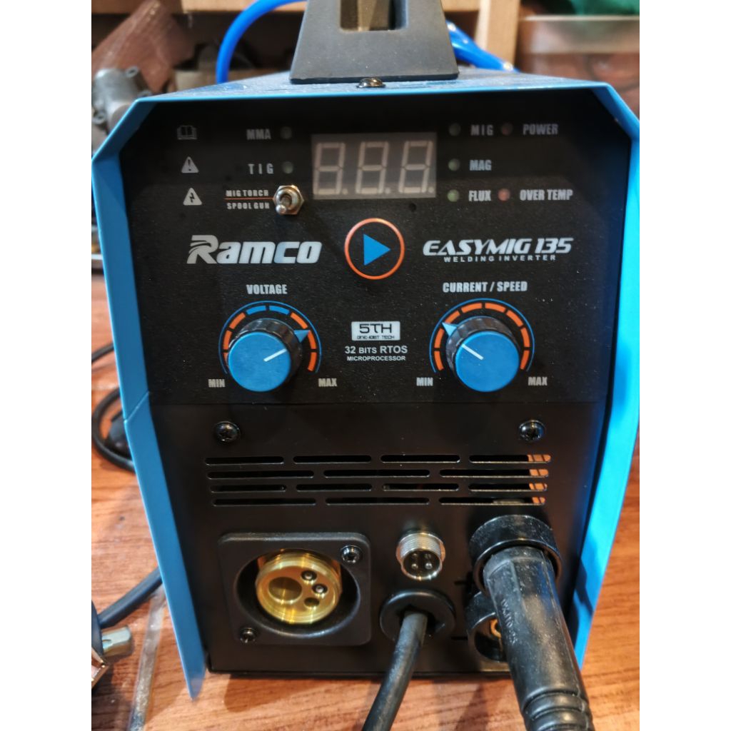 Mesin Las Ramco Easymig 135 + Spoolgun Bisa Untuk Las Aluminium