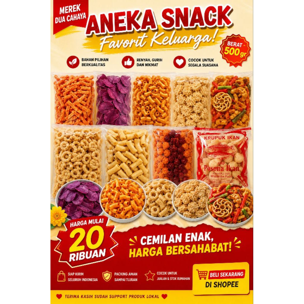 ANEKA SNACK KILOAN/CAMILAN/ANEKA SNACK GROSIR