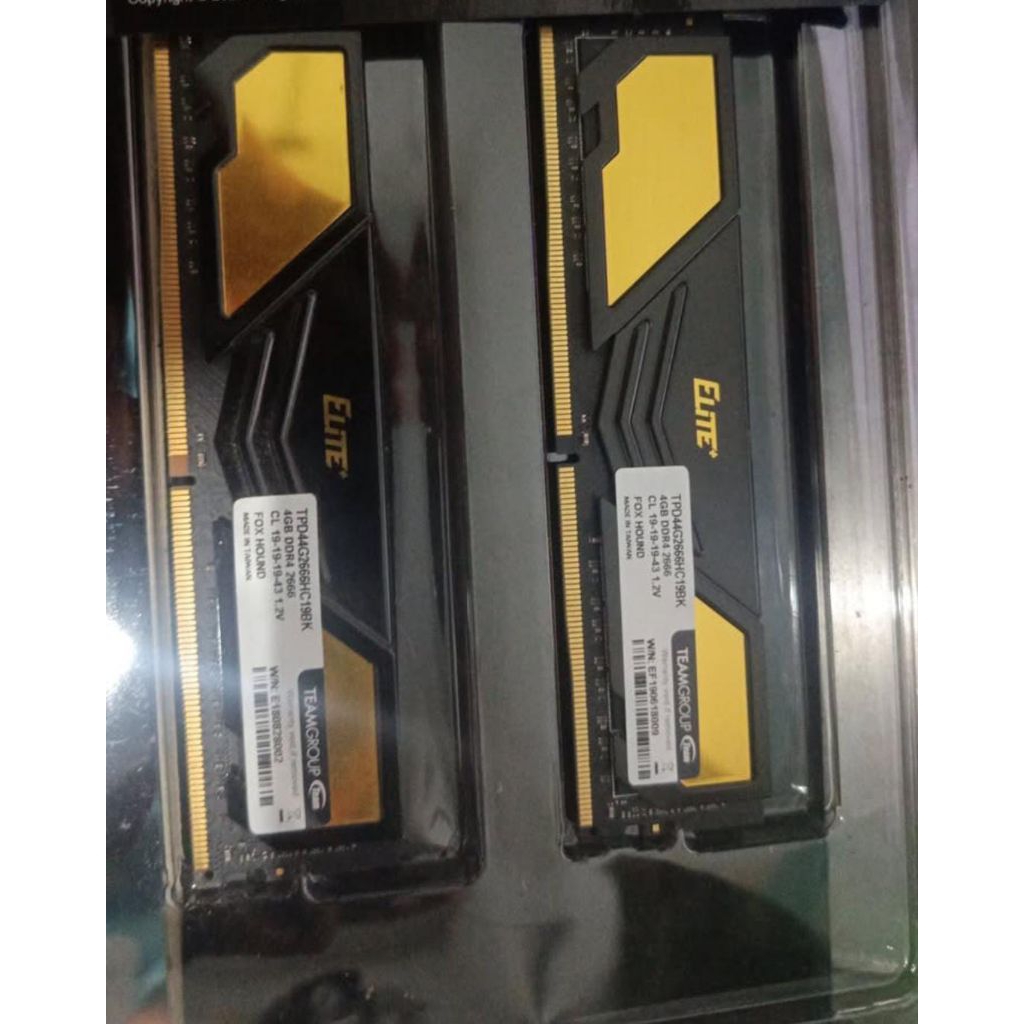 Ram DDR 4 Team Elite plus 2x4GB 2666mhz