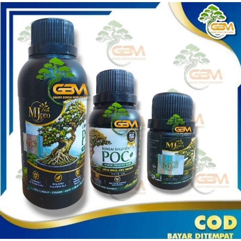 Pupuk Bonsai organik cair POC MJpro varian