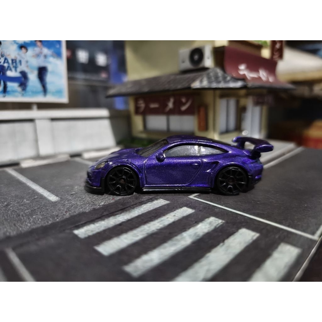 Hotwheels Porsche 911 GT3 RS Purple/Ungu