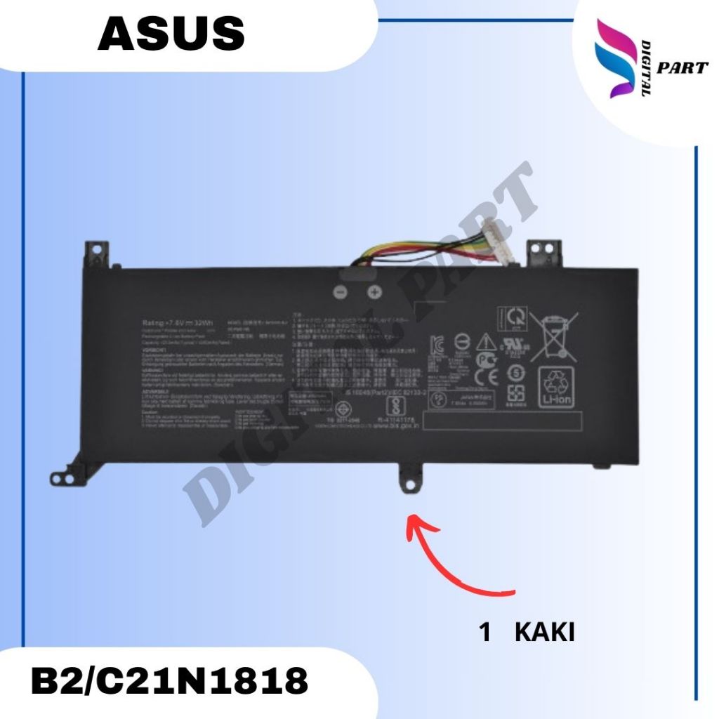 Baterai Laptop Asus VivoBook A412F A412FL X412FL X412 A412DA A412D -NEW