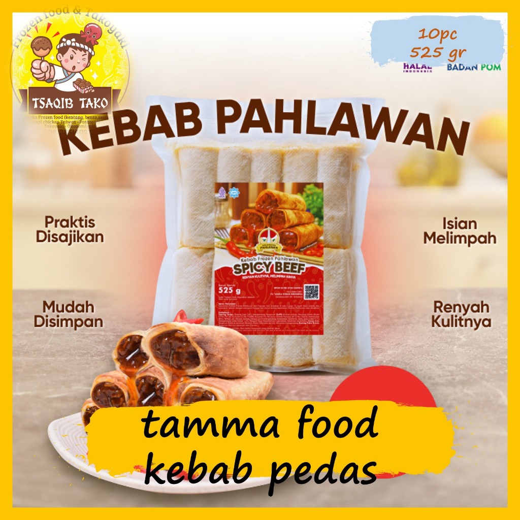 Kebab Frozen Pahlawan Isi 10 Pcs Kebab Pahlawan by tamma food