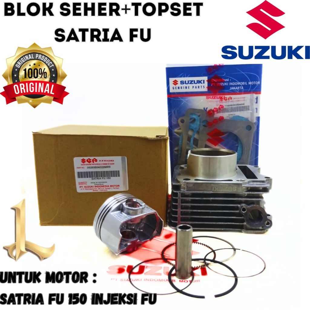 ORIGINAL BLOK SEHER+TOPSET SATRIA FU SATRIA FU 150 INJEKSI FU