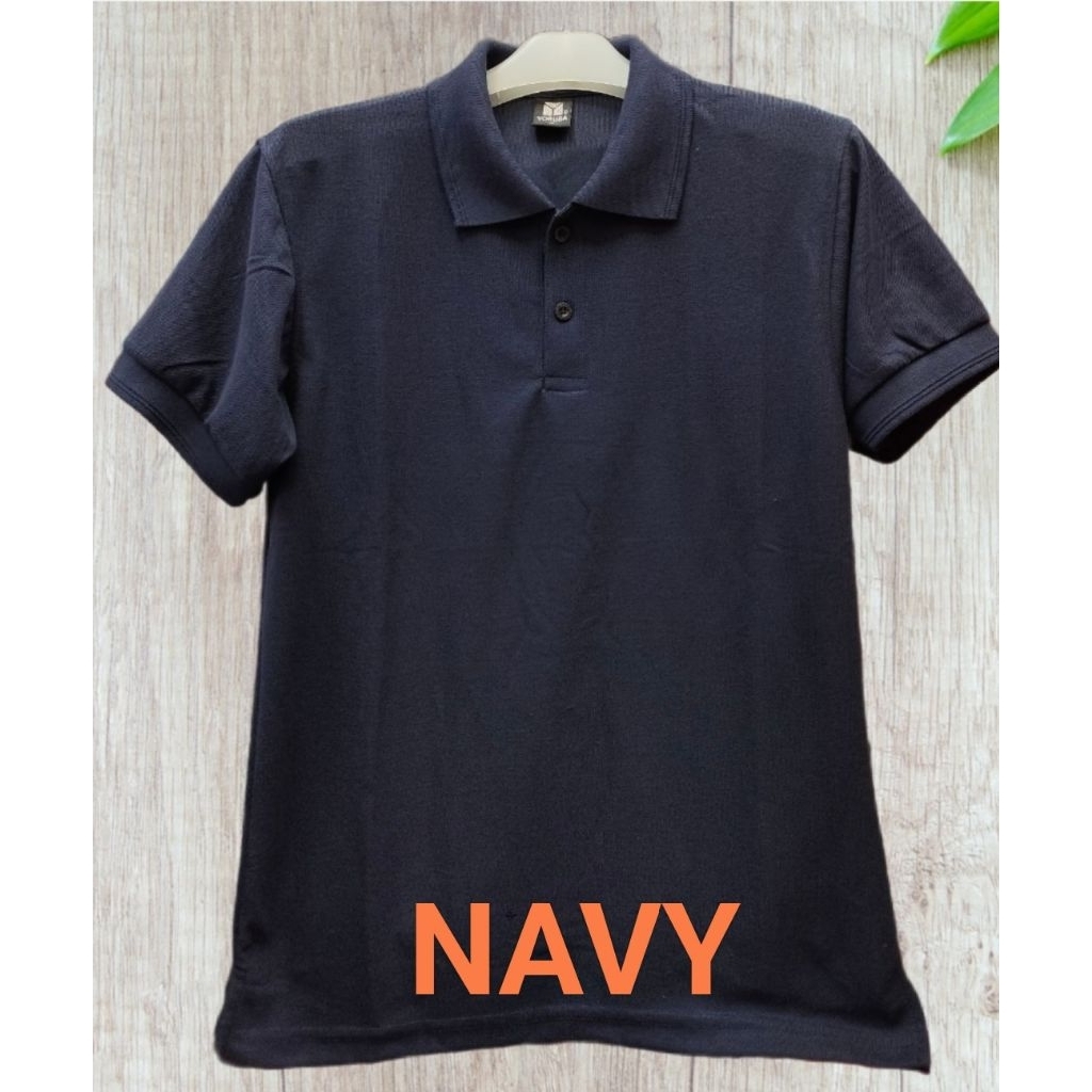 Poloshirt pendek Dongker Yoruba