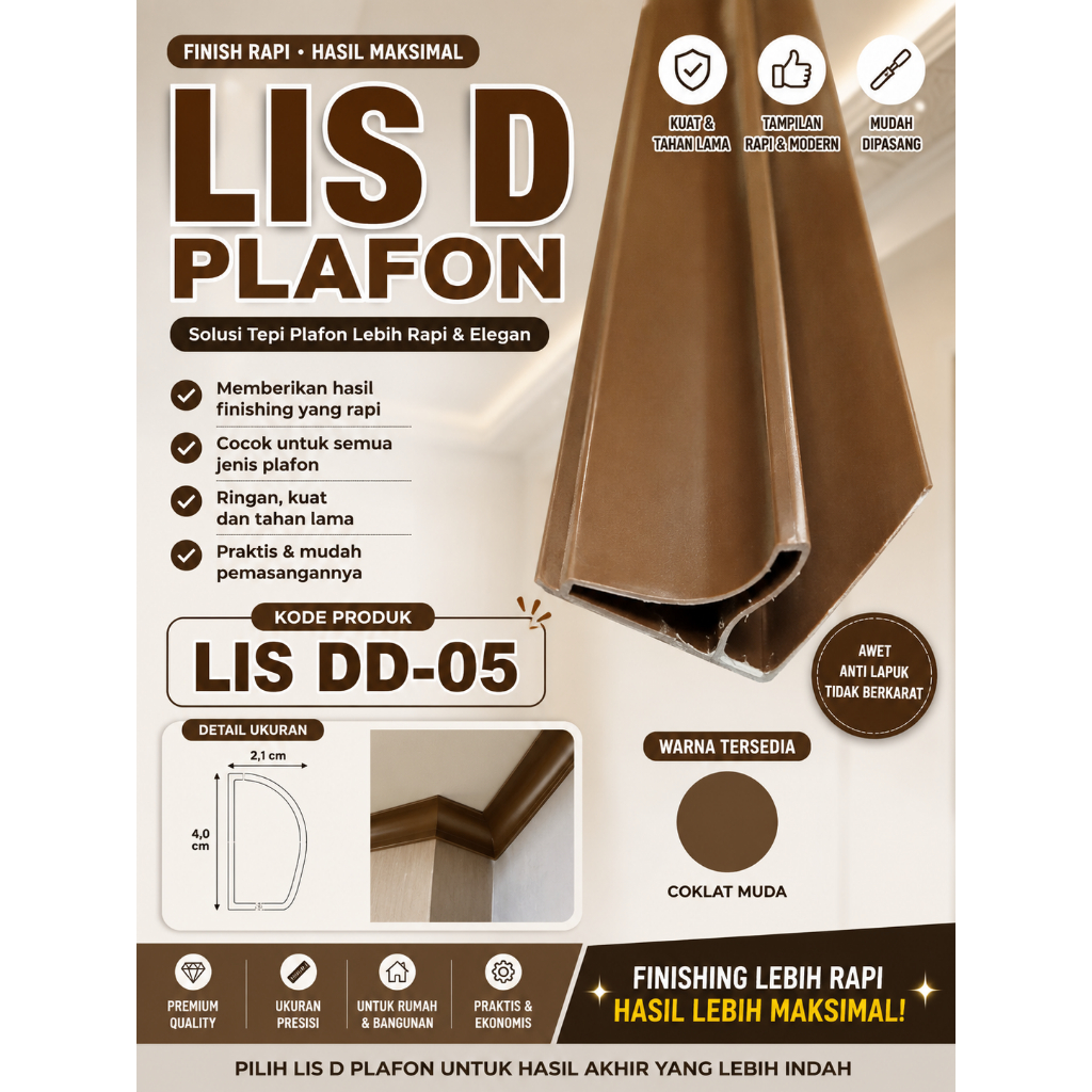 Lis PVC Plavon