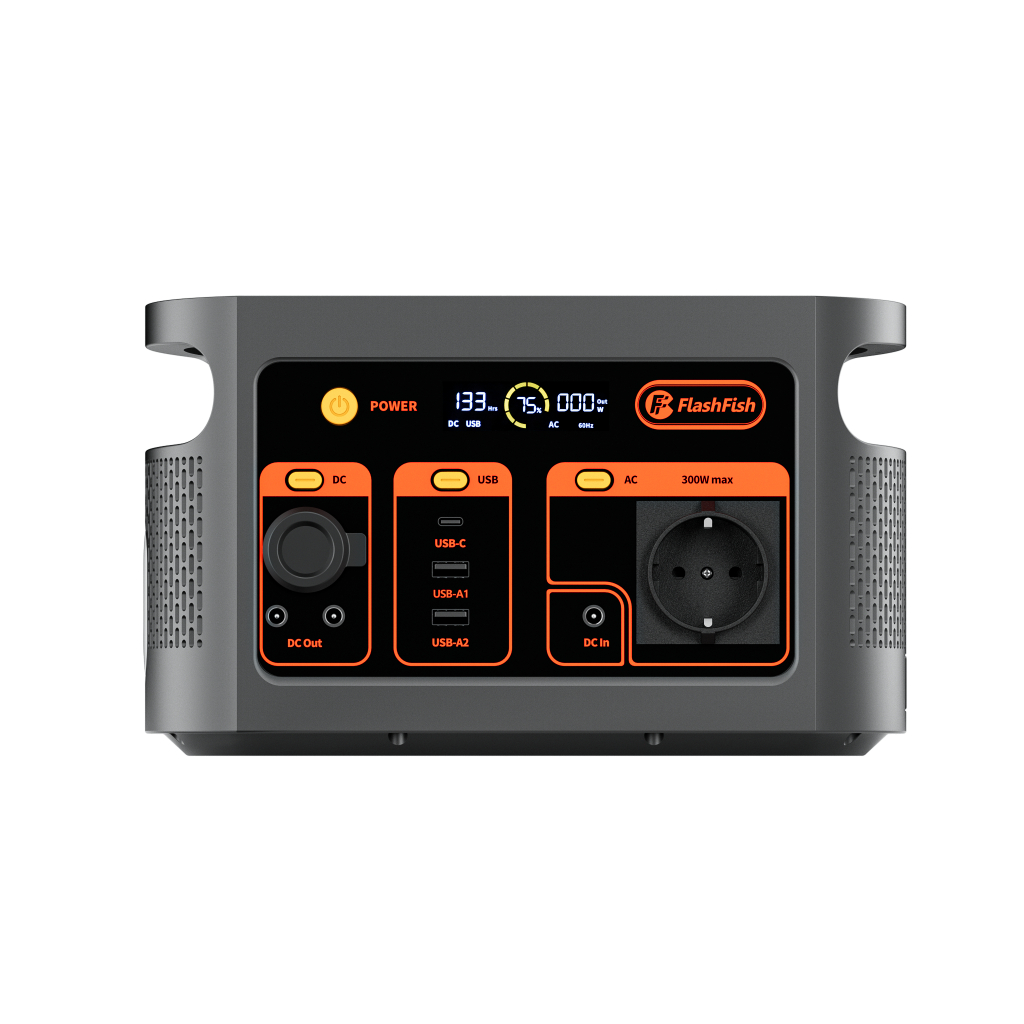 PROMO Flashfish 300W Portable Power Station Camping Power Generator Mini Genset Listrik Solar