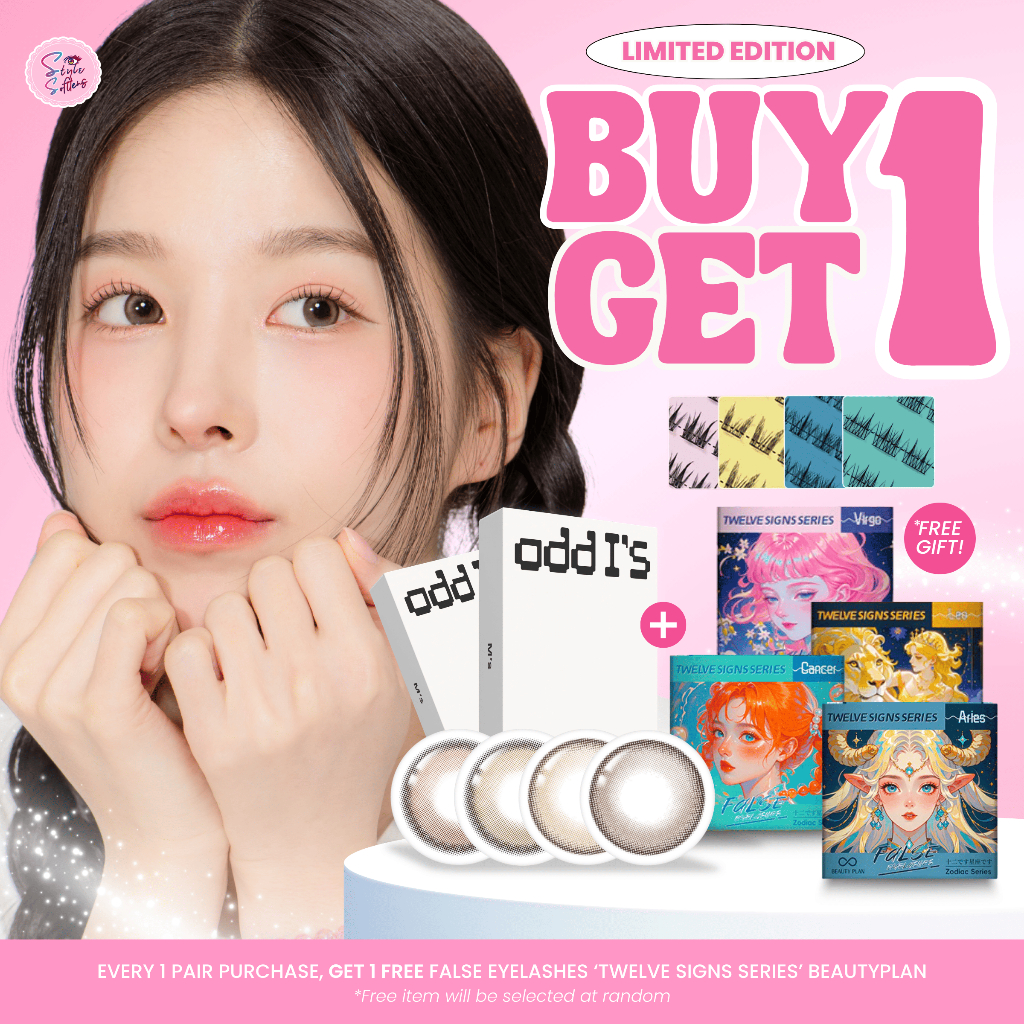 [Limited Edition] SOFTLENS ODDIS Brown Series & Eyelashes BEAUTYPLAN