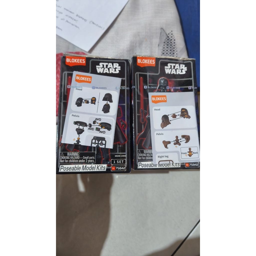 Blokees DarthVader & Chewbacca