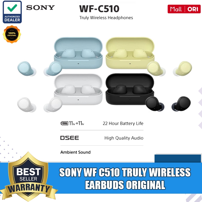 SONY WF C510 Truly Wireless Earbuds WF C510 WFC510 Earbuds Sony Original