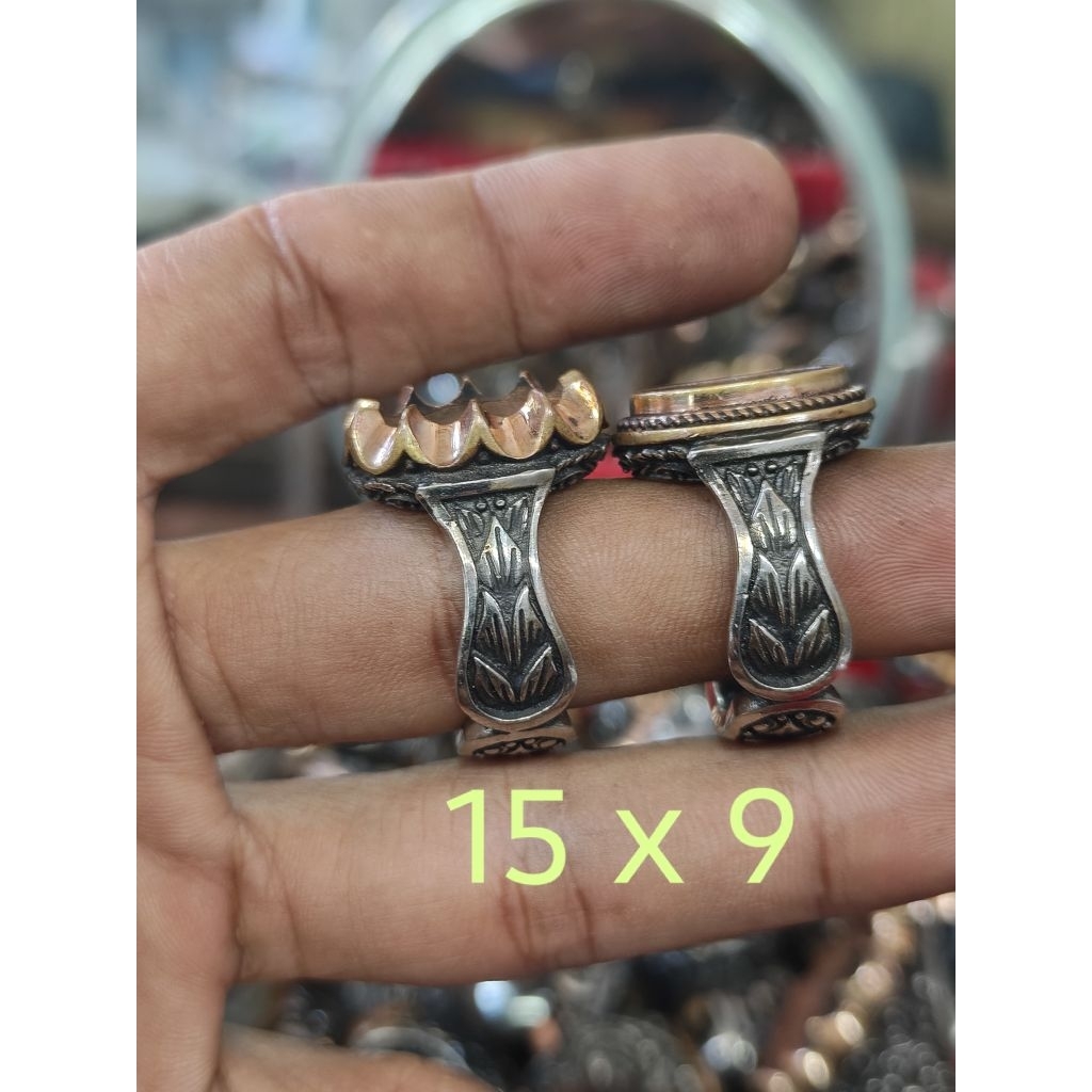 Ring coin monel handmade