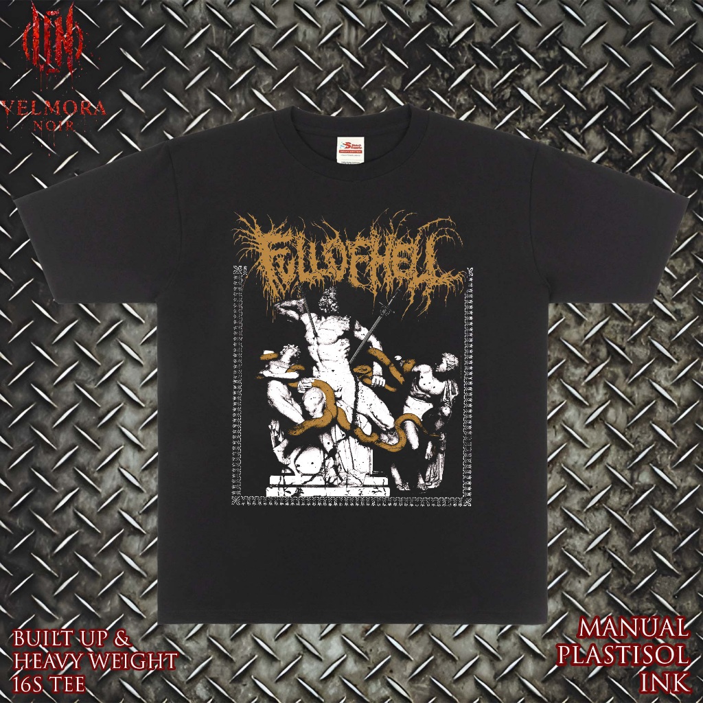 Kaos Band Full Of Hell The Cosmic Vein Tshirt Mercandise