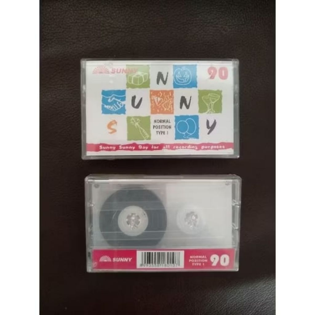 Casette Tape kaset sunny 90 menit kaset pita kosong #150 kaset tape