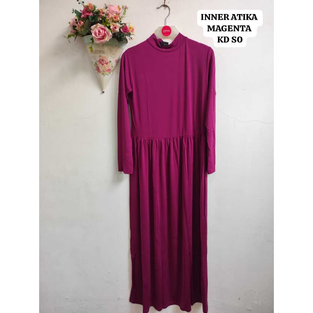 ZOYA INNER GAMIS INNER ATIKA WARNA MAGENTA