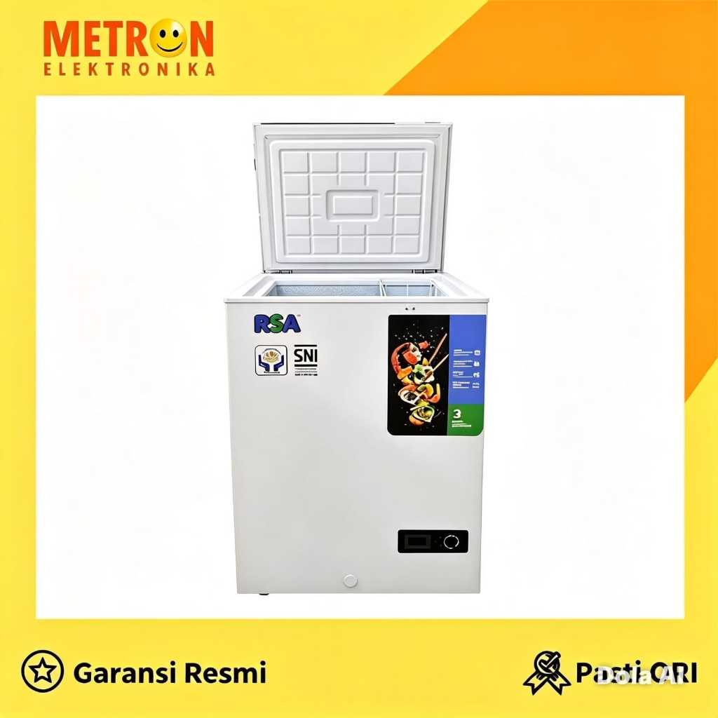 RSA CF 110 CHEST FREEZER 100 LT LITER / FREEZER BOX RSA CF110 / CF110