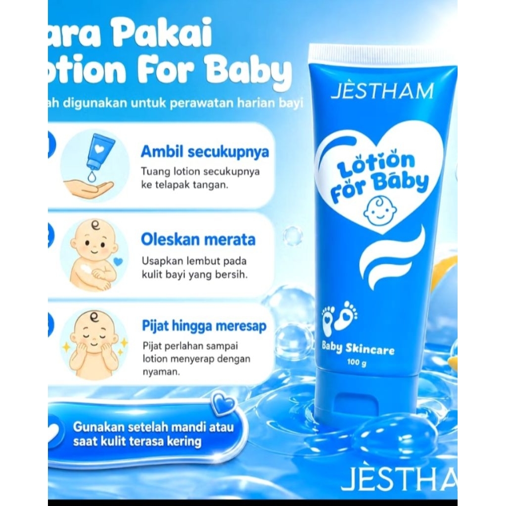 jestham lotion for baby skincare