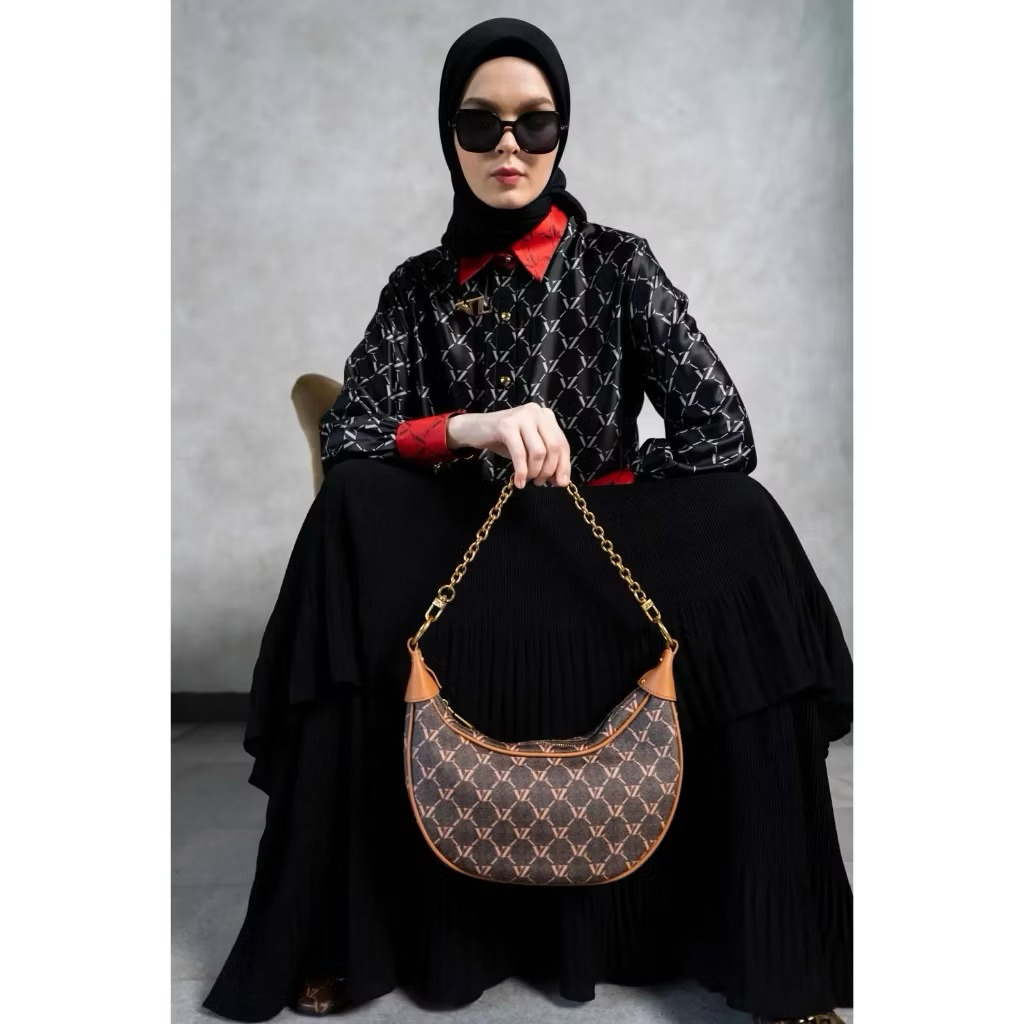 VZ MONOGRAM ECLIPSE BAG BY VIVI ZUBEDI
