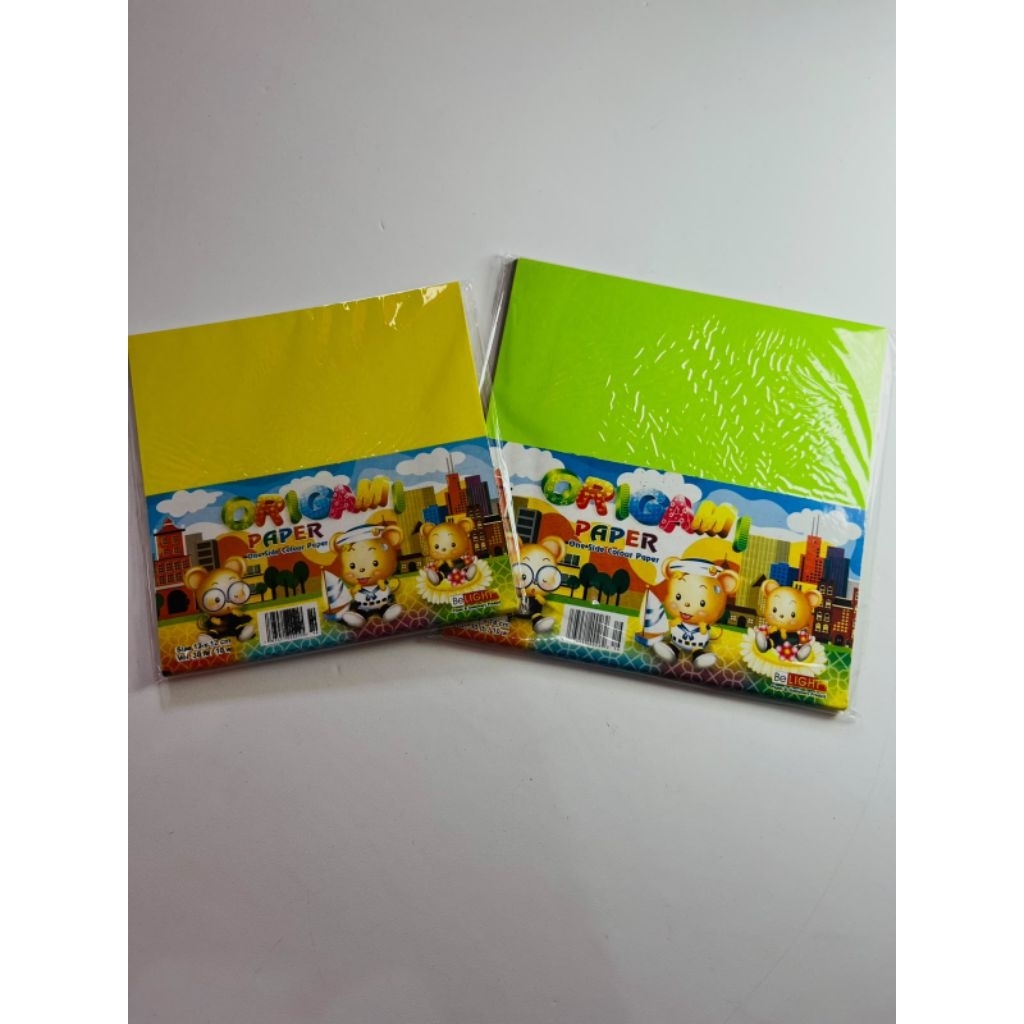 ORIGAMI PAPER ONESIDE COLOR PAPER BeLIGHT
