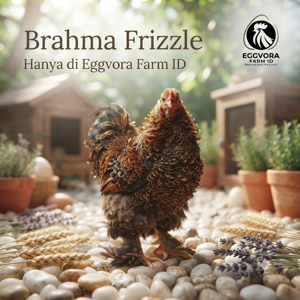 TELUR AYAM HIAS BRAHMA BULU WALIK / AYAM BRAHMA FRIZEL UNTUK DI TETASKAN UD KURNIA PRATAMA