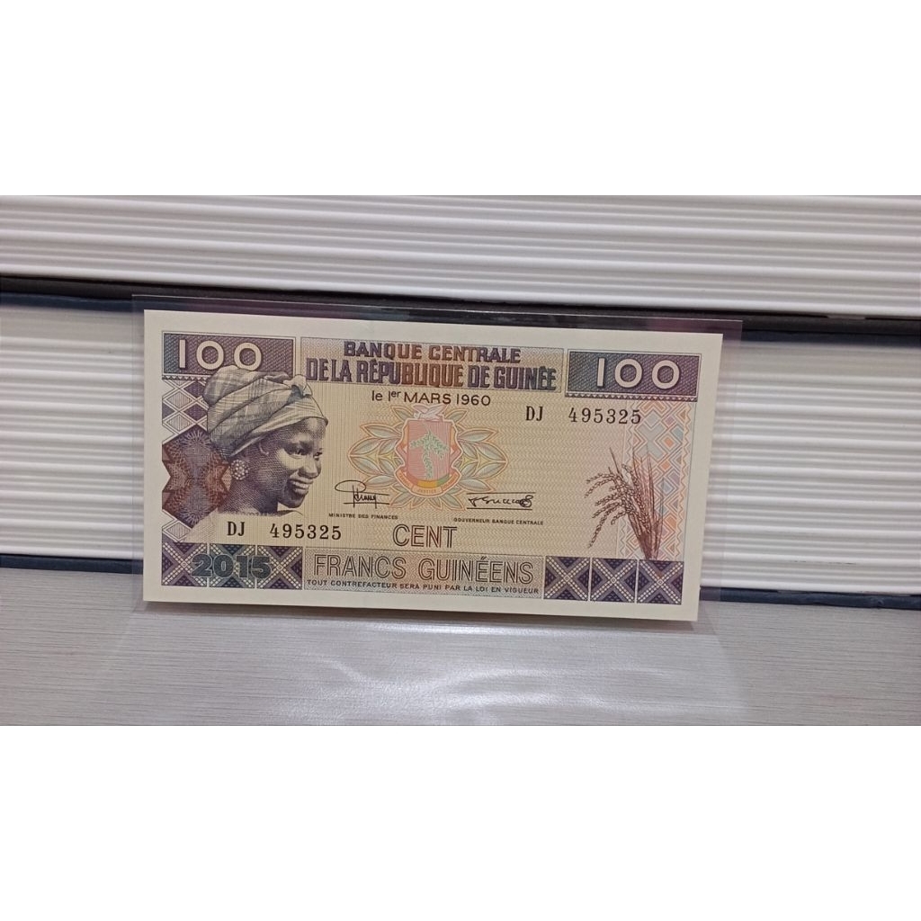 Uang Kuno Guenea 100franc UNC untuk Mahar dan Koleksi Numismatik terbaik