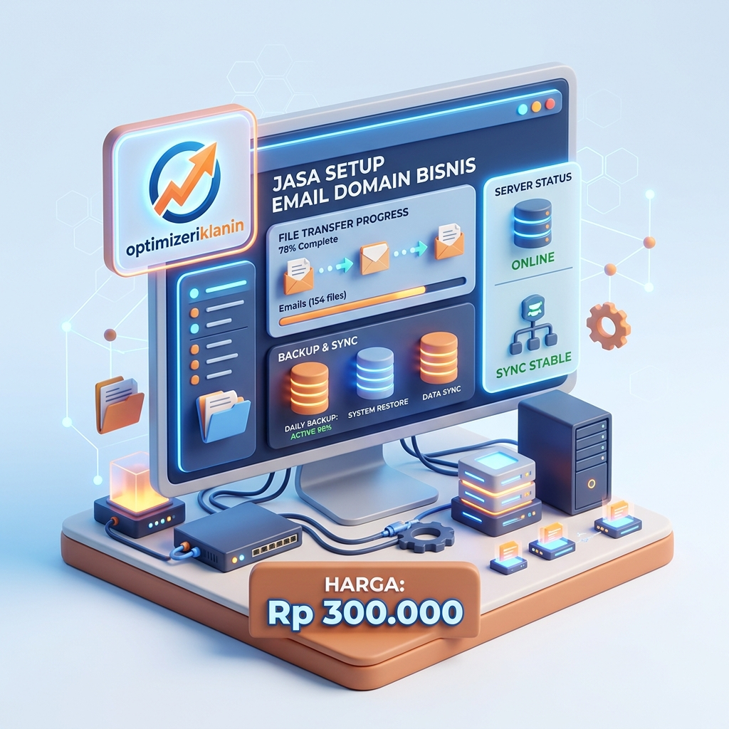 Jasa Setup Email Domain Bisnis - Google Workspace Zoho Mail Domain Custom