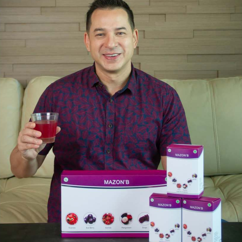 MAZON'B Original 1 Box 3 dus Isi 30 Sachet Asli 100% Bpom Herbal Mazon B Terkenal Amazon Berries oba