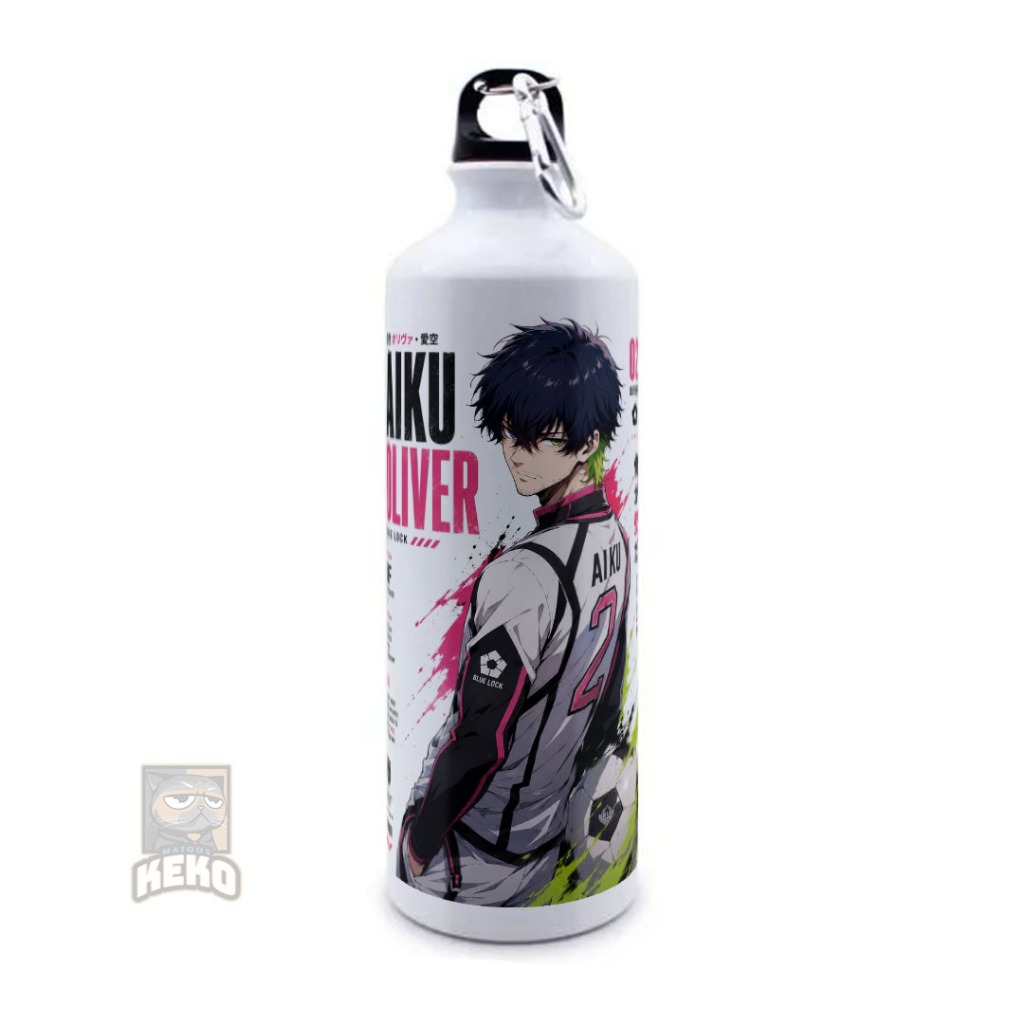 Botol Sport OLIVER AIKU TREND Blue lock Anime Football