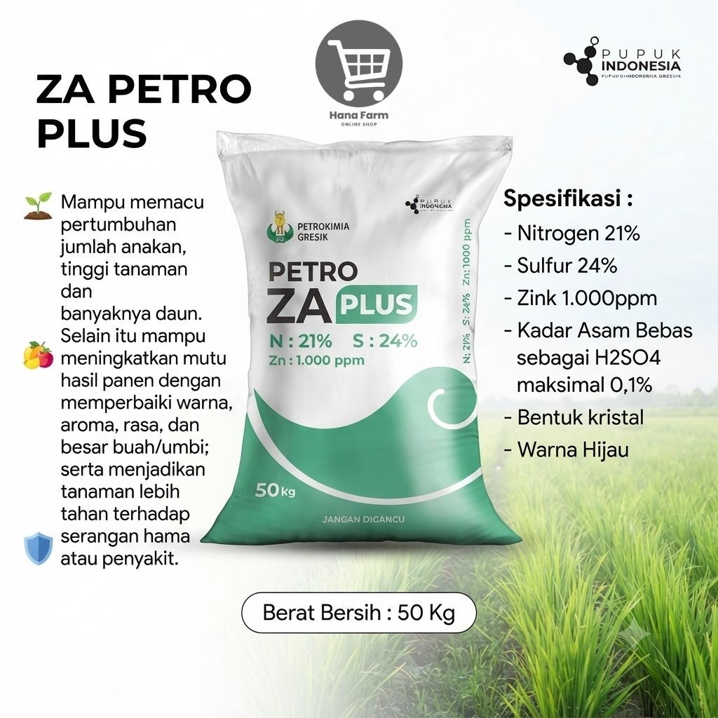 Pupuk ZA Petro Plus 50 Kg