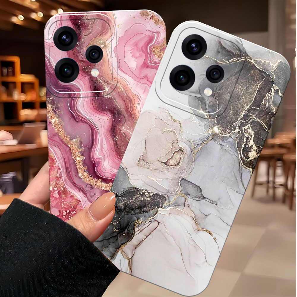 Softcase cocok untuk OPPO RENO 15F / OPPO RENO 15F 5G Case Pelindung Camera Motif [ SJ MARBLE 2]
