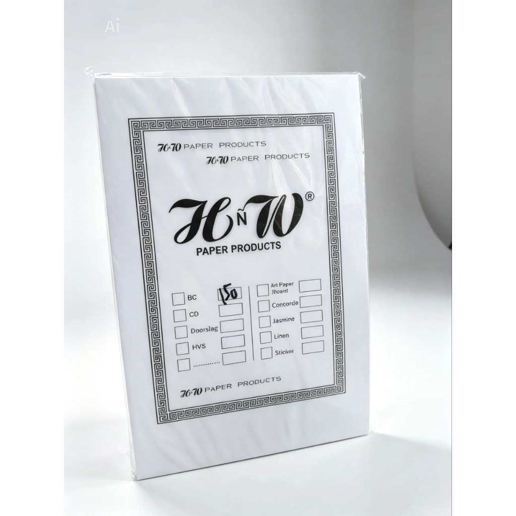 Kertas Cover F4 Bufalo BC 150Gsm - 100 Lembar - PUTIH
