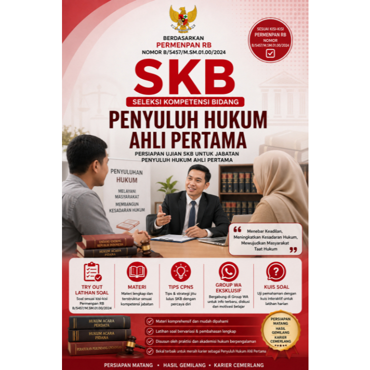 BUKU CPNS SKB PENYULUH HUKUM AHLI PERTAMA