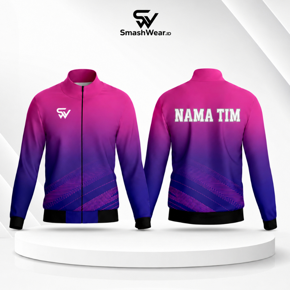 SmasWear.ID - Jaket FullPrinting / Jaket Bulutangkis / Jaket Tenis Meja