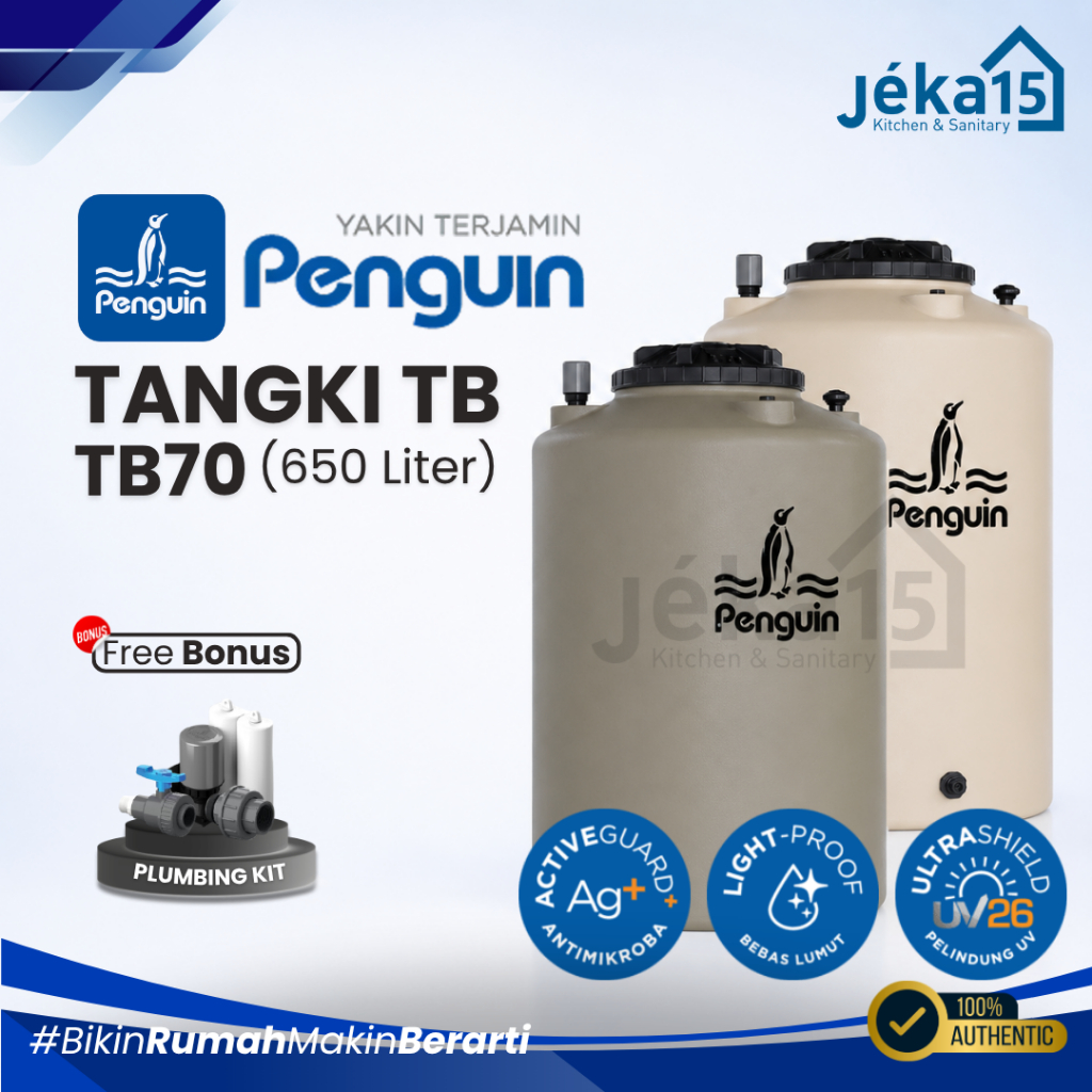 JEKA15 - Tangki Air / Tandon / Toren PENGUIN TB 70 (650 Liter)