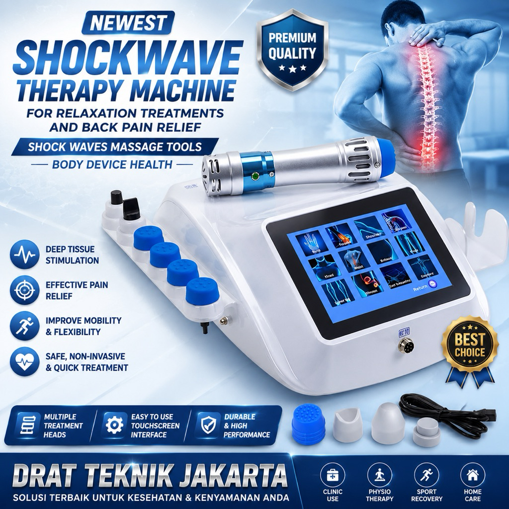 NEW Shockwave Therapy Machine For Relaxation Treatments And Back