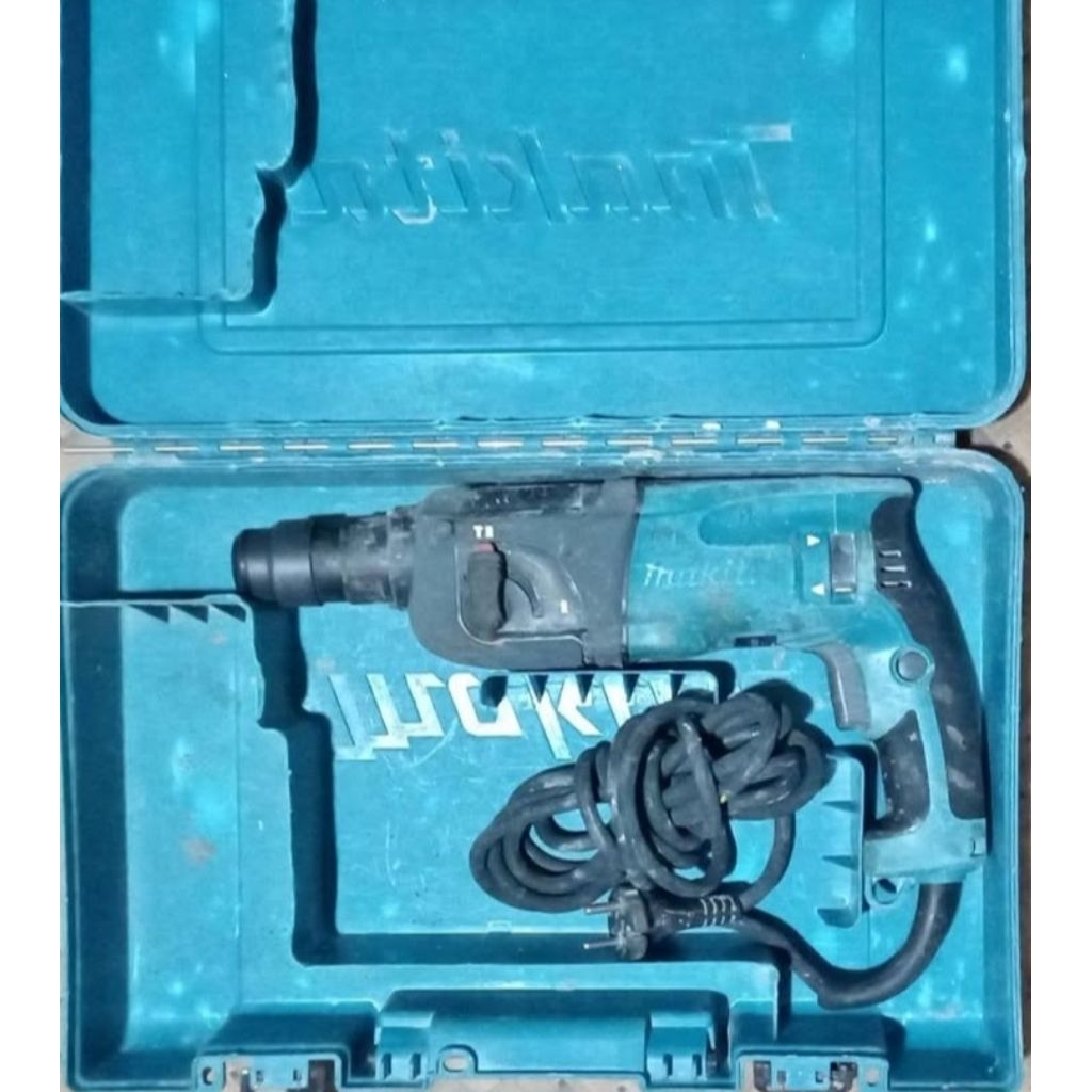 makita HR2230 original bor beton sds 2 pungsi rotary hammer bekas