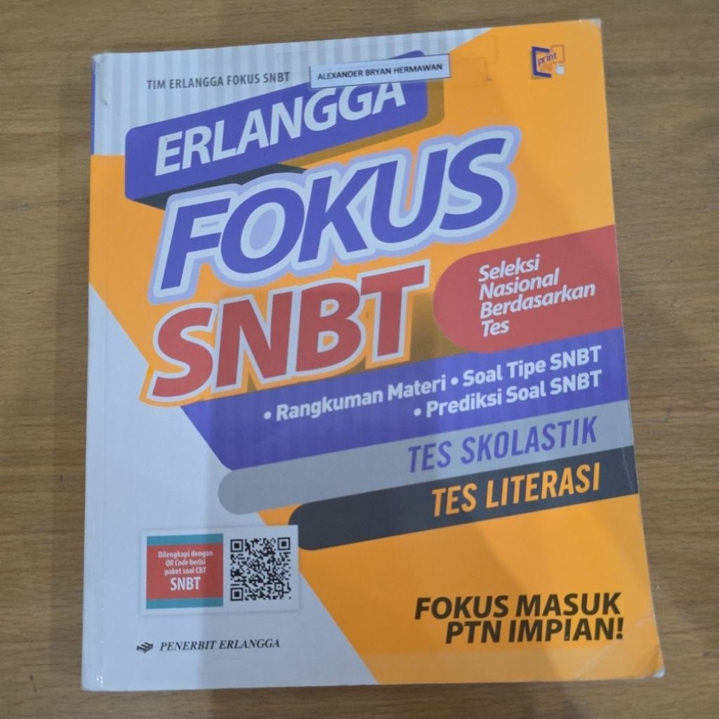 FOKUS SNBT ERLANGGA // SNBT 2022 // SNBT 2022 // BUKU SNBT SMA