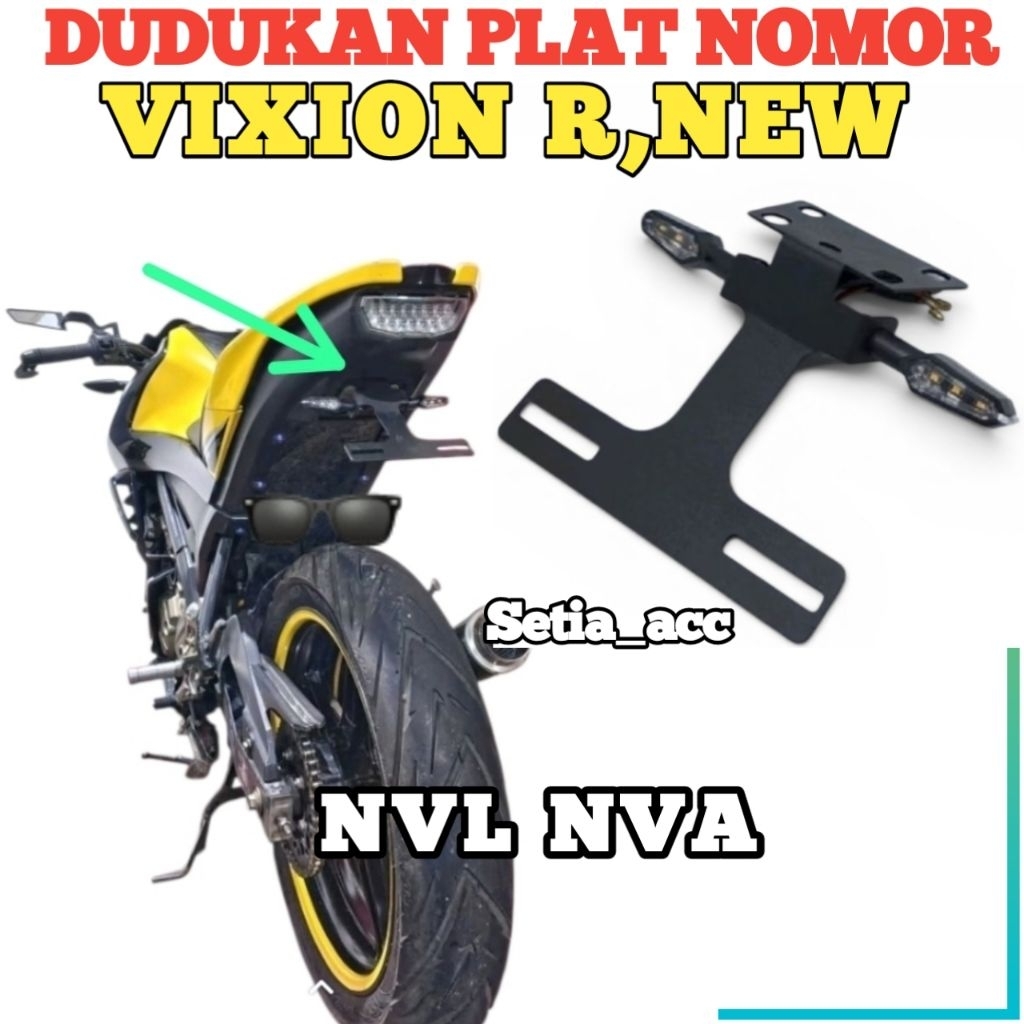 Tailtidy Tail Tidy Dudukan Plat No Vixion R New NVL NVA