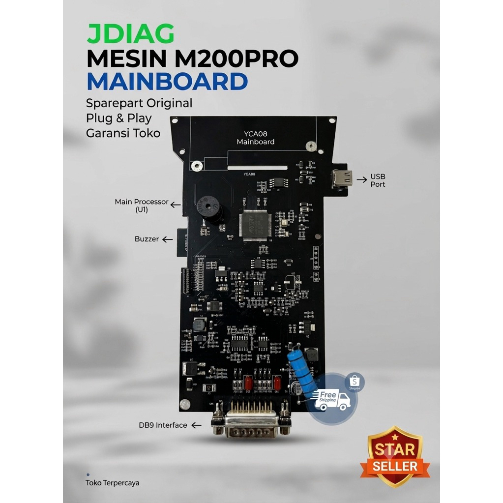 Mesin JDiag M200Pro Mainboard M200pro