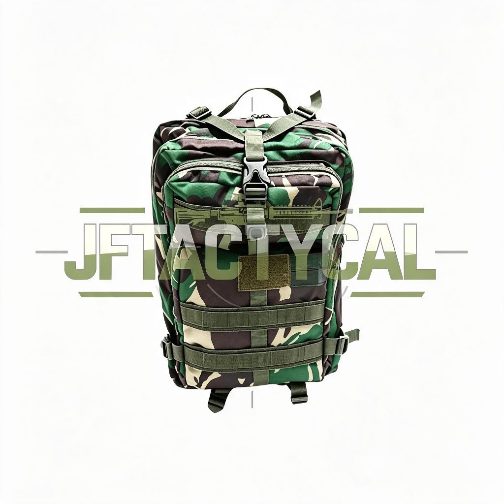 Tas Ransel Tactical Libanon D300 Bahan Cordura Loreng Army Multifungsi Terbaru