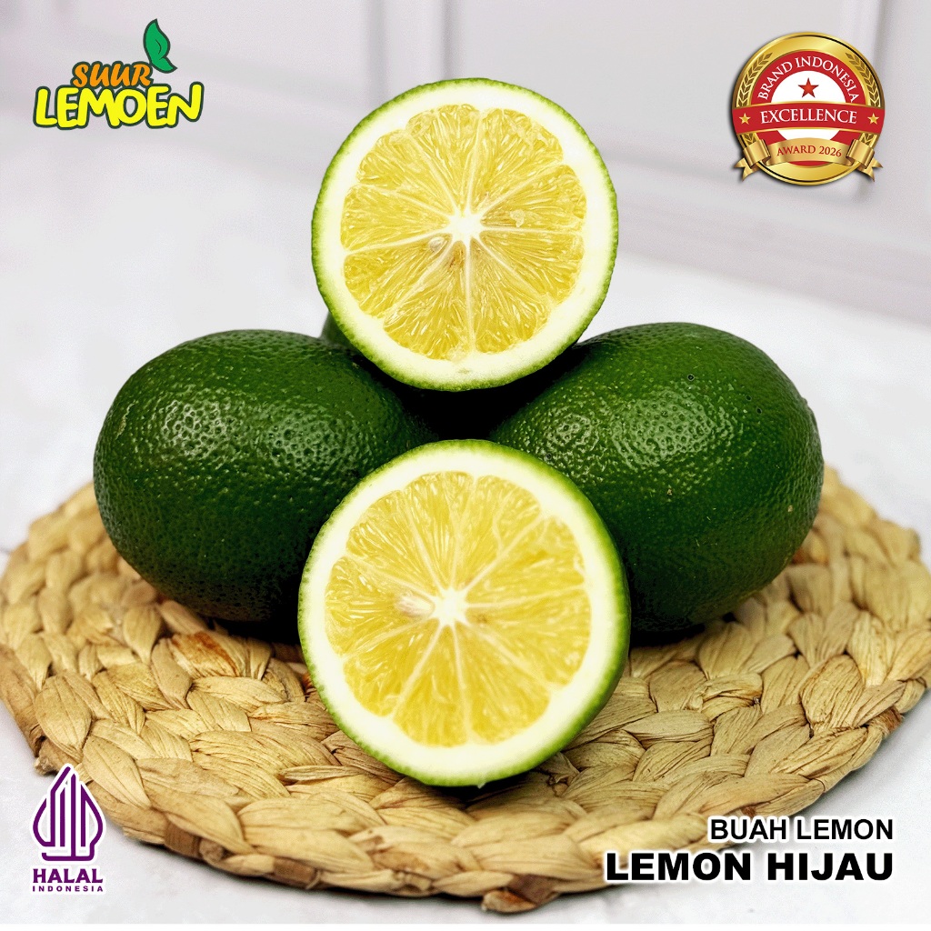 Suur Lemoen Jeruk Lemon California Hijau 1 KG