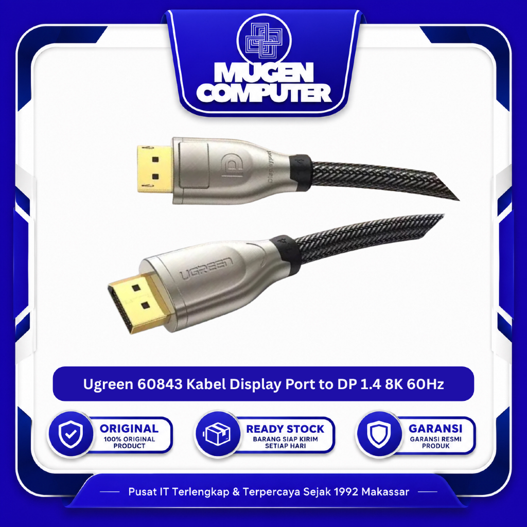 Ugreen 60843 Kabel Display Port to DP 1.4 8K 60Hz