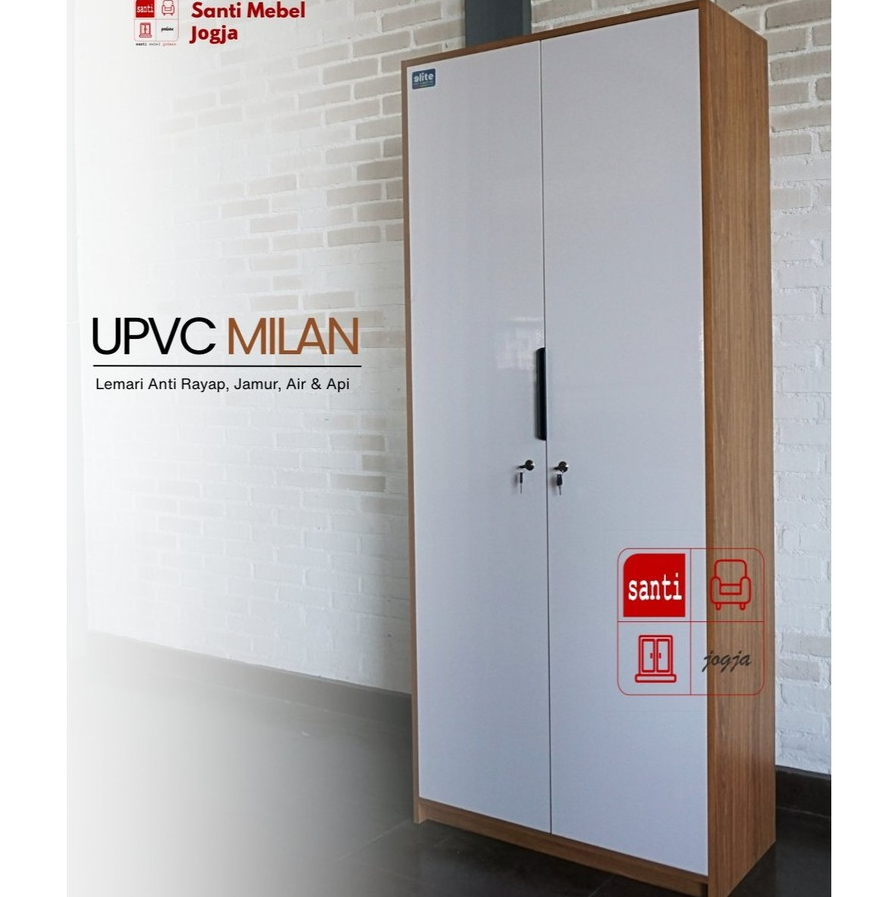 Lemari Pakaian P2 UPVC Milan