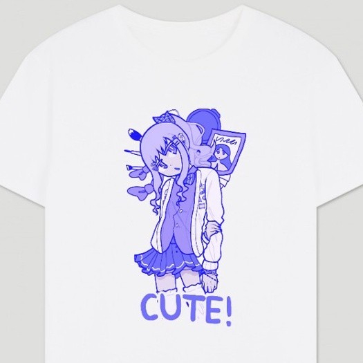 KAOS PROJECT SEKAI AKIYAMA MIZUKI CUTE - TSHIRT PROJECT SEKAI GAME