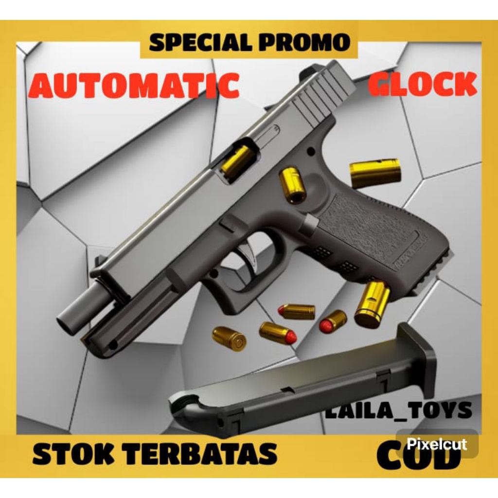 MAINAN PISTOL PISTOLAN TEMBAK TEMBAKAN  ANAK LAKI LAKI PELURU BUSA SNIPER NERF BULLET AWM MURAH/MAIN